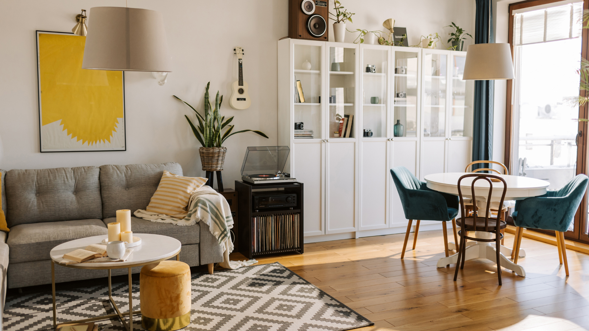 Interior design and home update visual representing cosmetic fixer questions